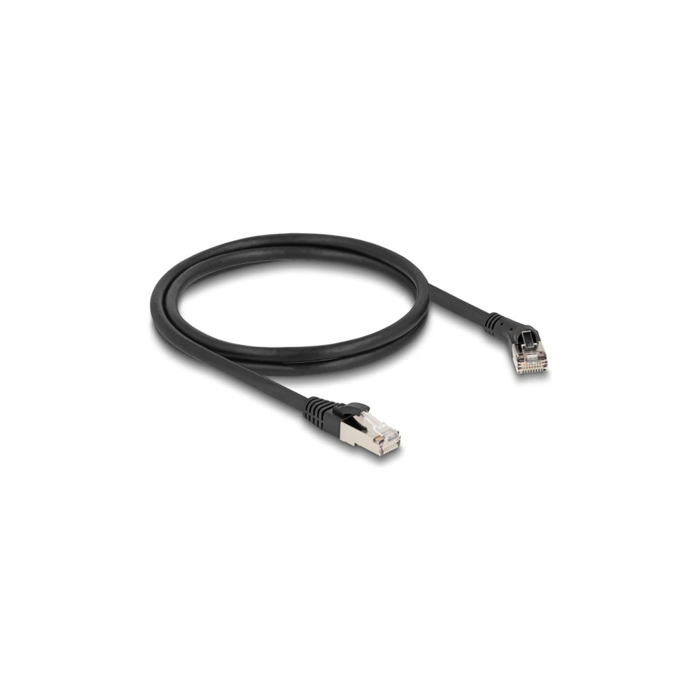 Produktbild för Delock patch-kabel - 1 m - svart