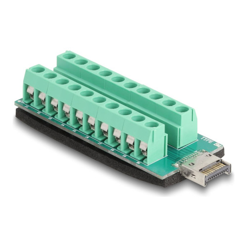 DeLOCK Delock - USB-adapter - 20 pin USB Typ E till 20-pin terminalblock