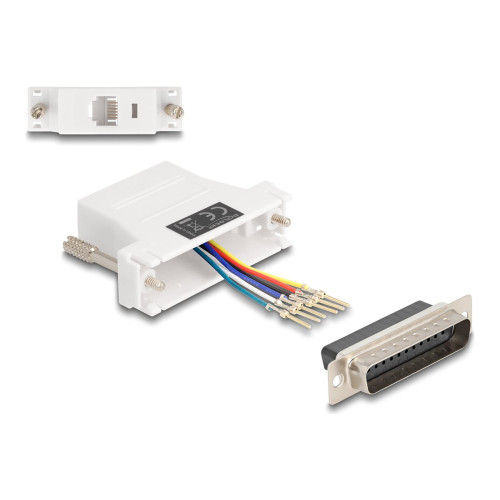DeLOCK Delock Assembly Kit - seriell adapter - vit