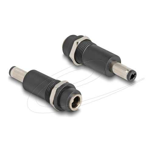 DeLOCK Delock - strömadapter - Växelströmsjack 5,5 x 2,5 mm till DC-jack 5,5 x 2,1 mm