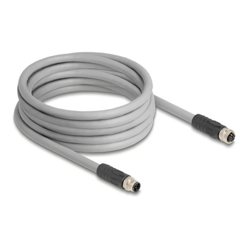 DeLOCK Delock - sensorkabel - 5-stifts M12 till 5-stifts M12 - 5 m