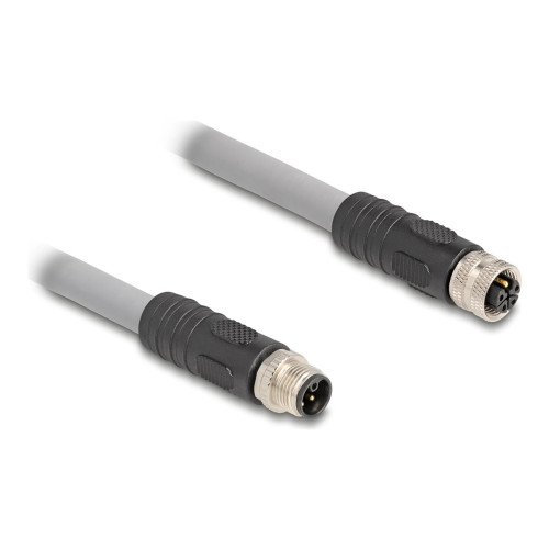 DeLOCK Delock - sensorns förlängningskabel - 5-stifts M12 till 5-stifts M12 - 1 m
