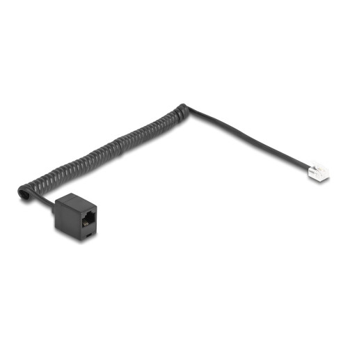 DeLOCK Delock telefonkabel - 2 m - svart