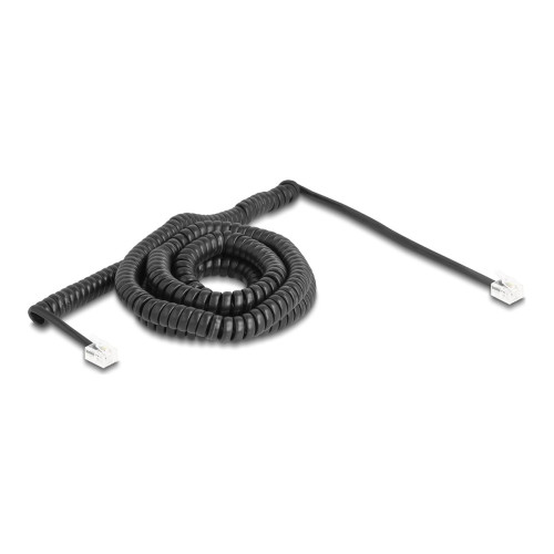 DeLOCK Delock telefonkabel - 10 m - svart
