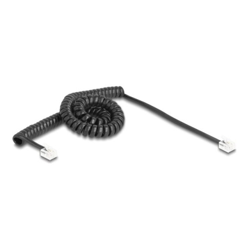 DeLOCK Delock telefonkabel - 3 m - svart