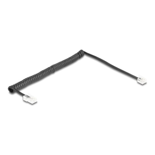 DeLOCK Delock telefonkabel - 2 m - svart