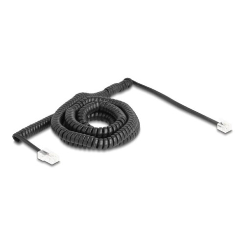 DeLOCK Delock telefonkabel - 10 m - svart