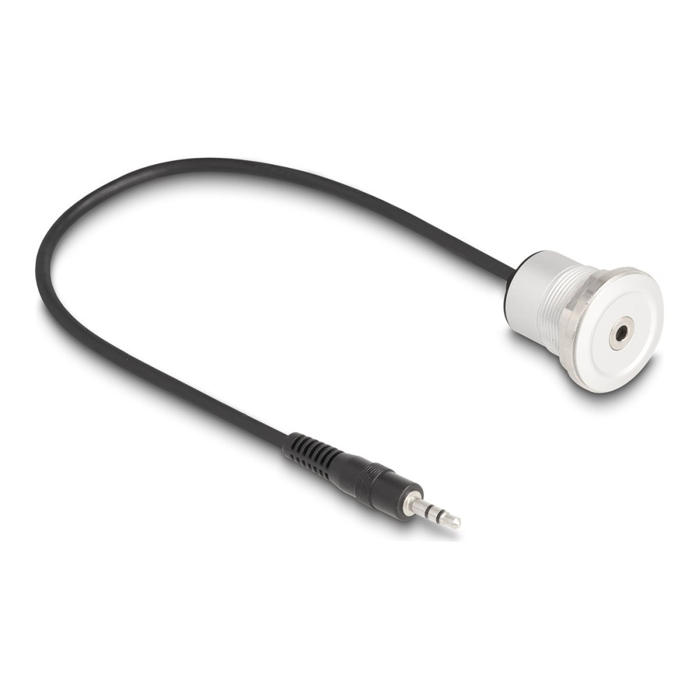 Produktbild för Delock ljudförlängningskabel - 30 cm