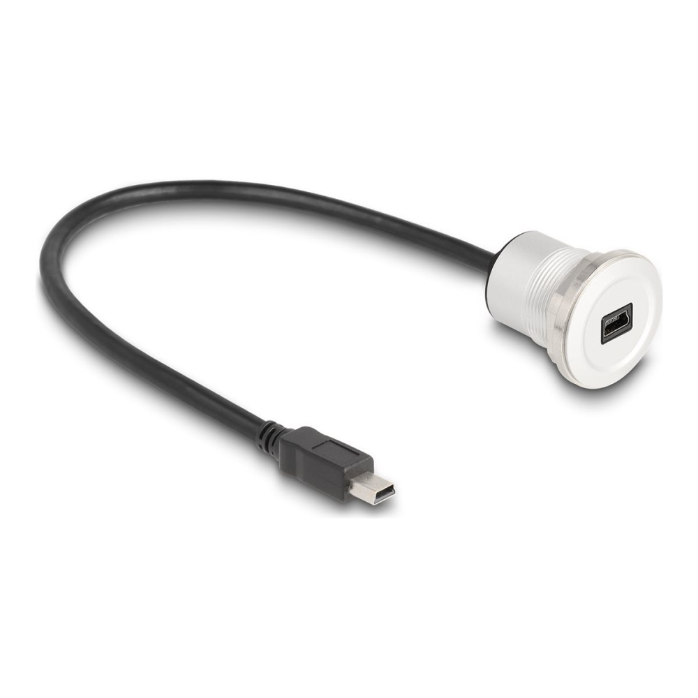Produktbild för Delock - USB-förlängningskabel - mini-USB typ B till mini-USB typ B - 30 cm
