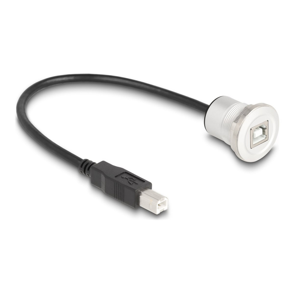 Produktbild för Delock - USB-förlängningskabel - USB typ B till USB typ B - 30 cm