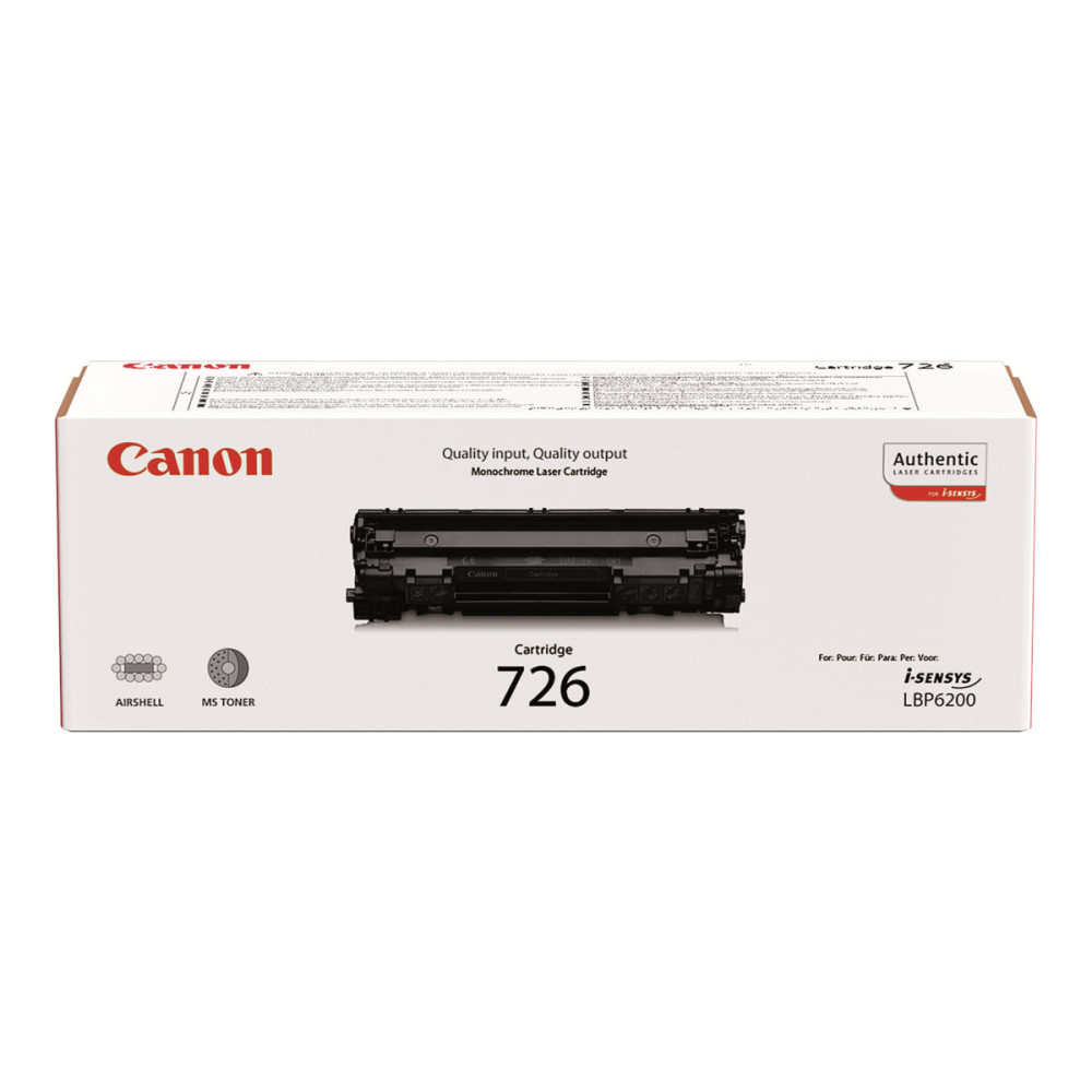 Produktbild för Canon CRG-726 - svart - original - tonerkassett