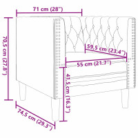 Produktbild för Vardagsrumsoffa 3 pcs Ljusgrå 194 x 74,5 x 70,5 cm Sammet