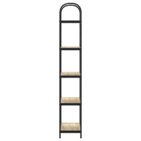 Produktbild för Hyllsystem Sonoma-ek 60 x 30 x 183 cm Konstruerat trä