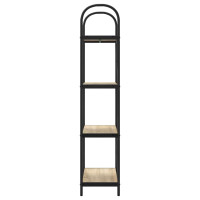 Produktbild för Hyllsystem Sonoma-ek 60 x 30 x 146 cm Konstruerat trä