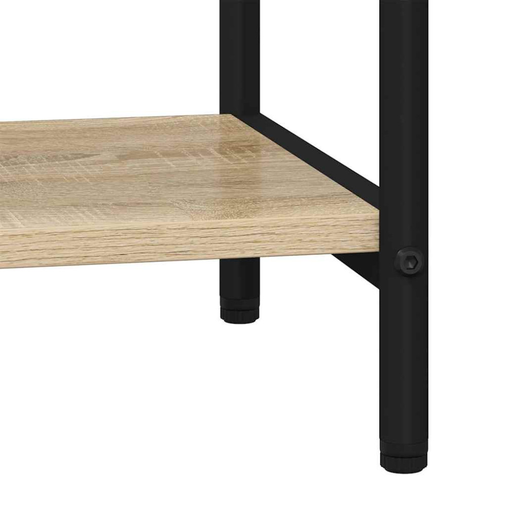 Produktbild för Hyllsystem Sonoma-ek 60 x 30 x 146 cm Konstruerat trä