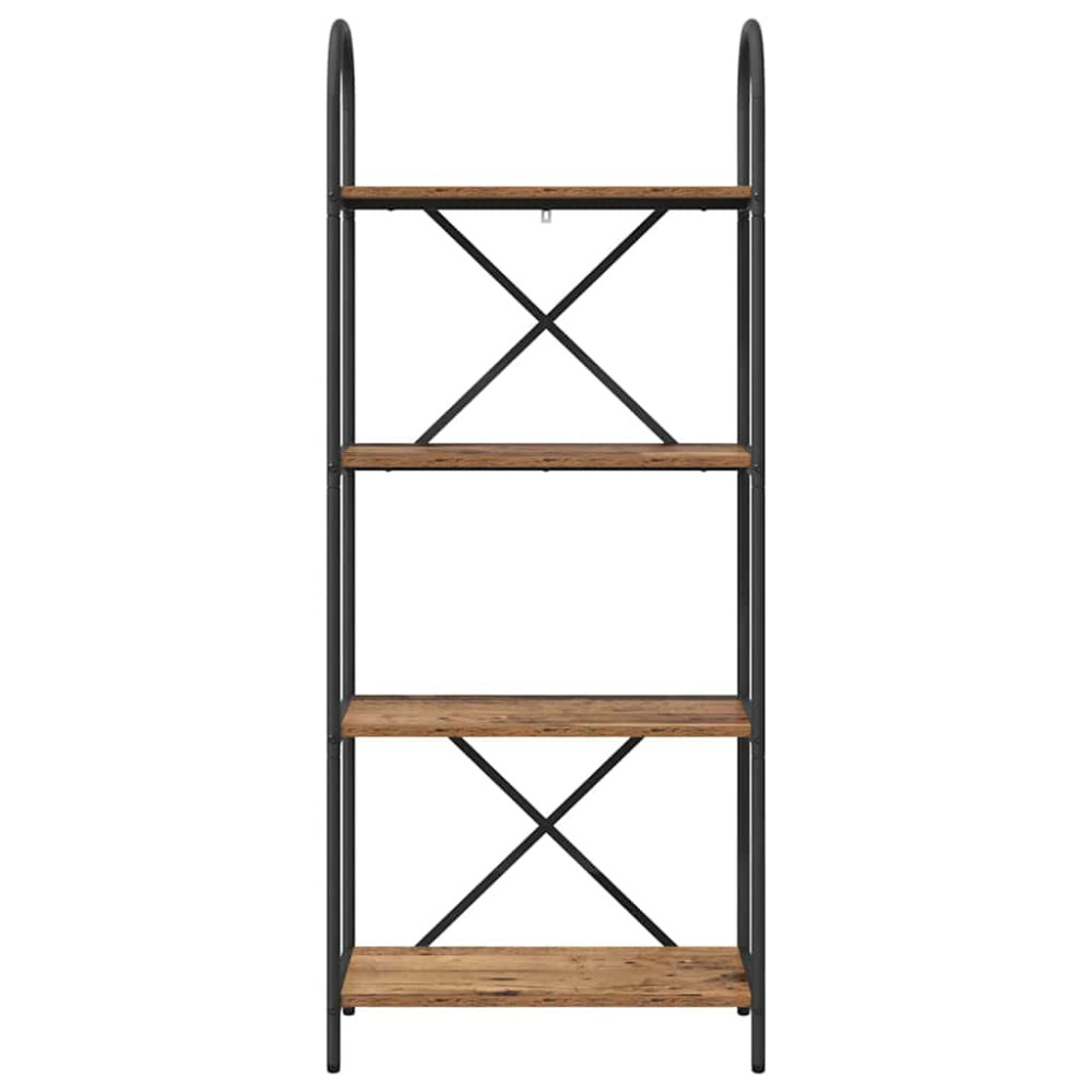 Produktbild för Hyllsystem Gammalt trä 60 x 30 x 146 cm Konstruerat trä
