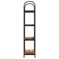 Produktbild för Hyllsystem Gammalt trä 60 x 30 x 146 cm Konstruerat trä