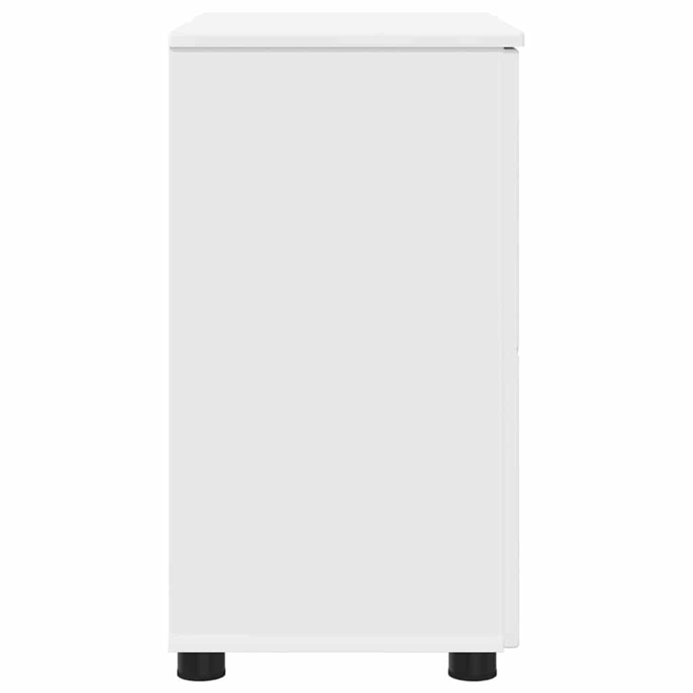 Produktbild för Badrumsskåp Vit 61 x 35 x 64 cm Konstruerat trä & Metall