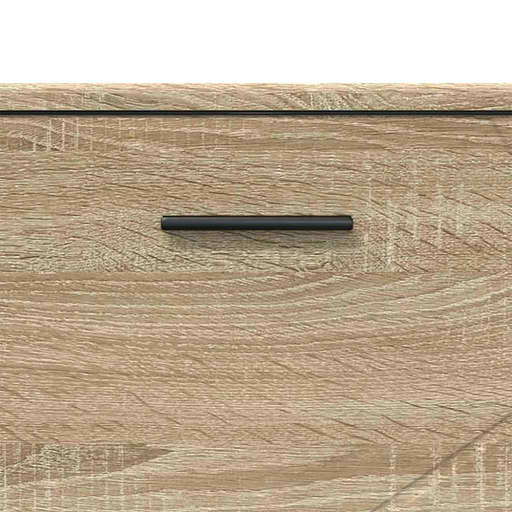 Produktbild för Badrumsskåp med låda med lagring Sonoma-ek 76,5 x 35 x 64 cm