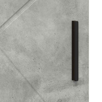 Produktbild för Badrumsskåp Betonggrå 60 x 35 x 80 cm Konstruerat trä, Metall