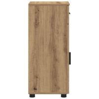 Produktbild för Badrumsskåp Artisan Ek 30 x 35 x 80 cm Konstruerat trä & Metall