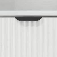 Produktbild för Badrumsskåp Vit 31,5 x 33 x 190 cm Konstruerat trä & Metall