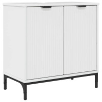 Produktbild för Badrumsskåp med handfat Vit högglans 60,5 x 33,5 x 61 cm