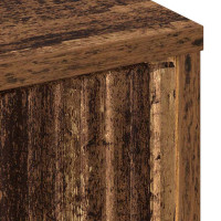 Produktbild för Sideboard Gammalt trä 89,5 x 33 x 82 cm Konstruerat trä
