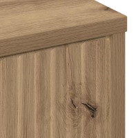 Produktbild för Sideboard med låda Artisan Ek 89,5 x 33 x 82 cm Konstruerat trä