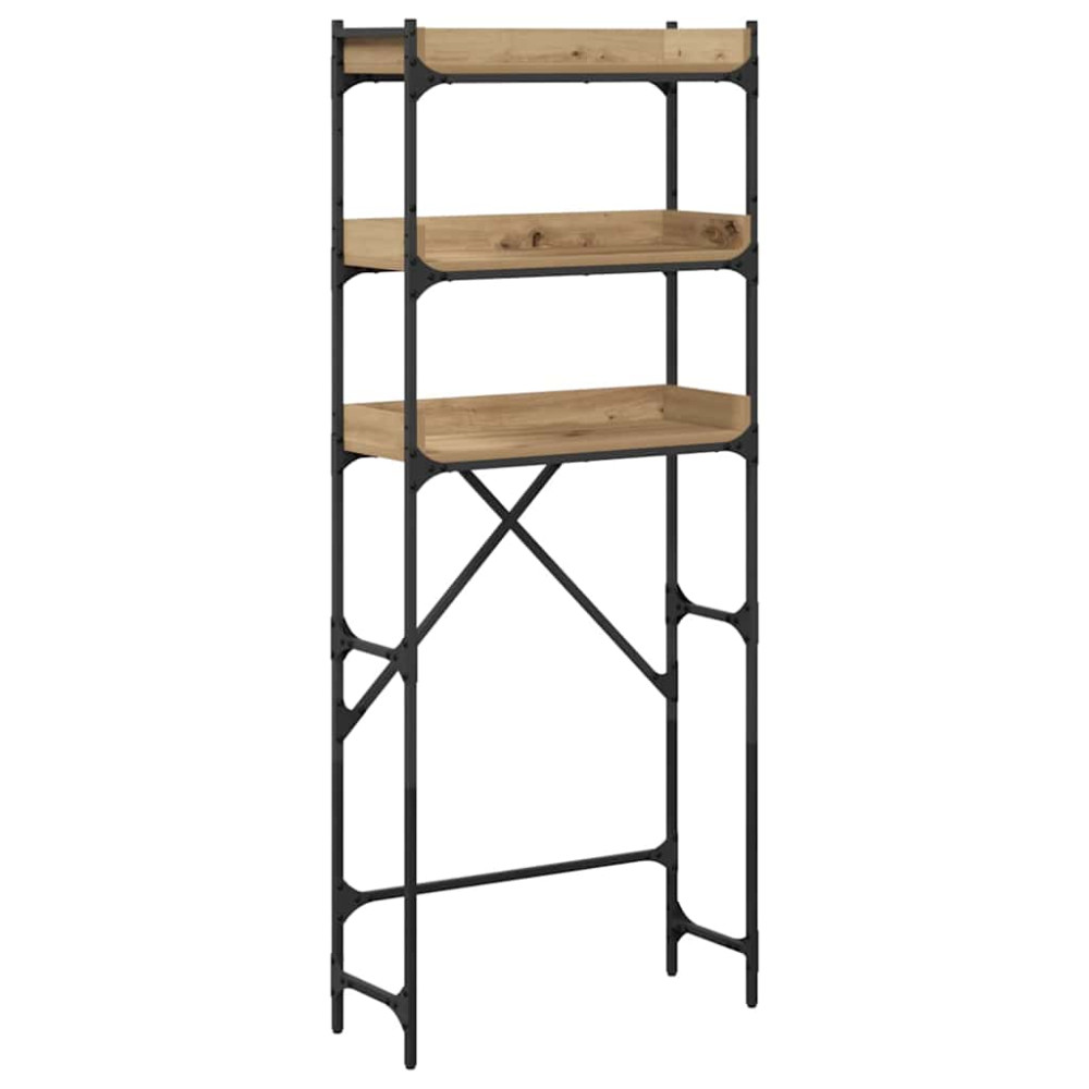 Produktbild för Tvättmaskins hylla Artisan Ek 67 x 25 x 163 cm Konstruerat trä