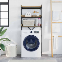 Produktbild för Tvättmaskins hylla Artisan Ek 67 x 25 x 163 cm Konstruerat trä