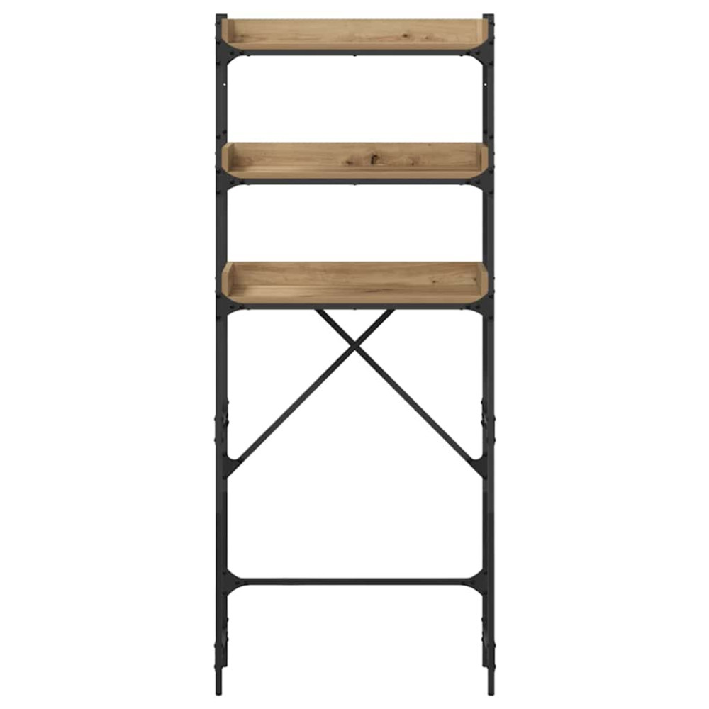 Produktbild för Tvättmaskins hylla Artisan Ek 67 x 25 x 163 cm Konstruerat trä