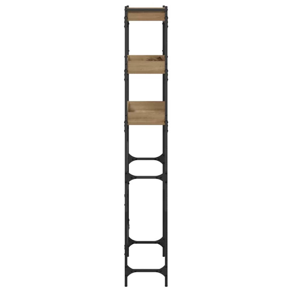 Produktbild för Tvättmaskins hylla Artisan Ek 67 x 25 x 163 cm Konstruerat trä