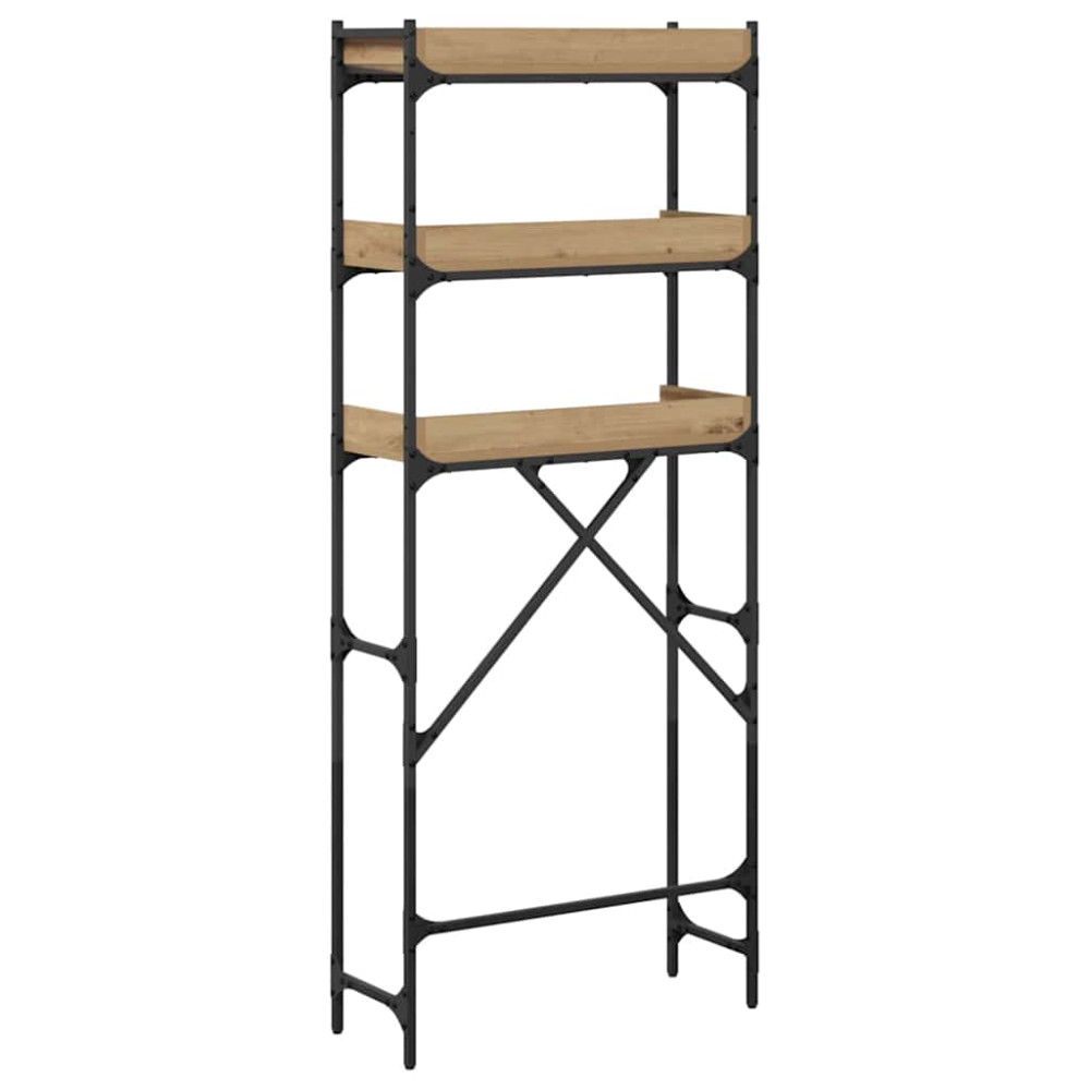 Produktbild för Tvättmaskins hylla Artisan Ek 67 x 25 x 163 cm Konstruerat trä