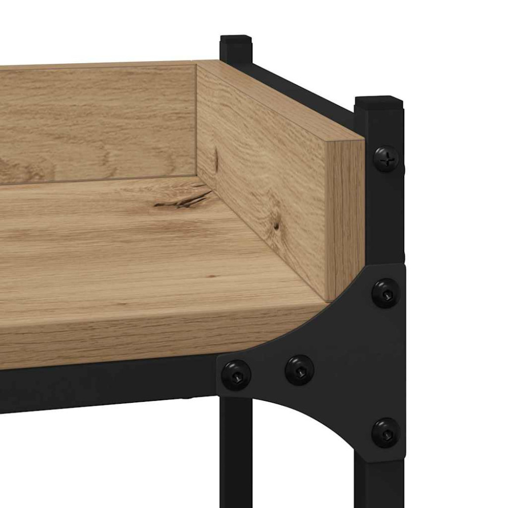 Produktbild för Tvättmaskins hylla Artisan Ek 67 x 25 x 163 cm Konstruerat trä