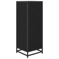Produktbild för Badrumsmöbelset Svart Ek 35 x 37,5 x 100 cm Konstruerat trä
