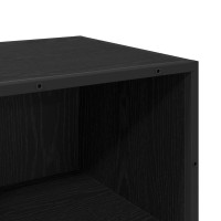 Produktbild för Badrumsmöbelset Svart Ek 35 x 37,5 x 100 cm Konstruerat trä