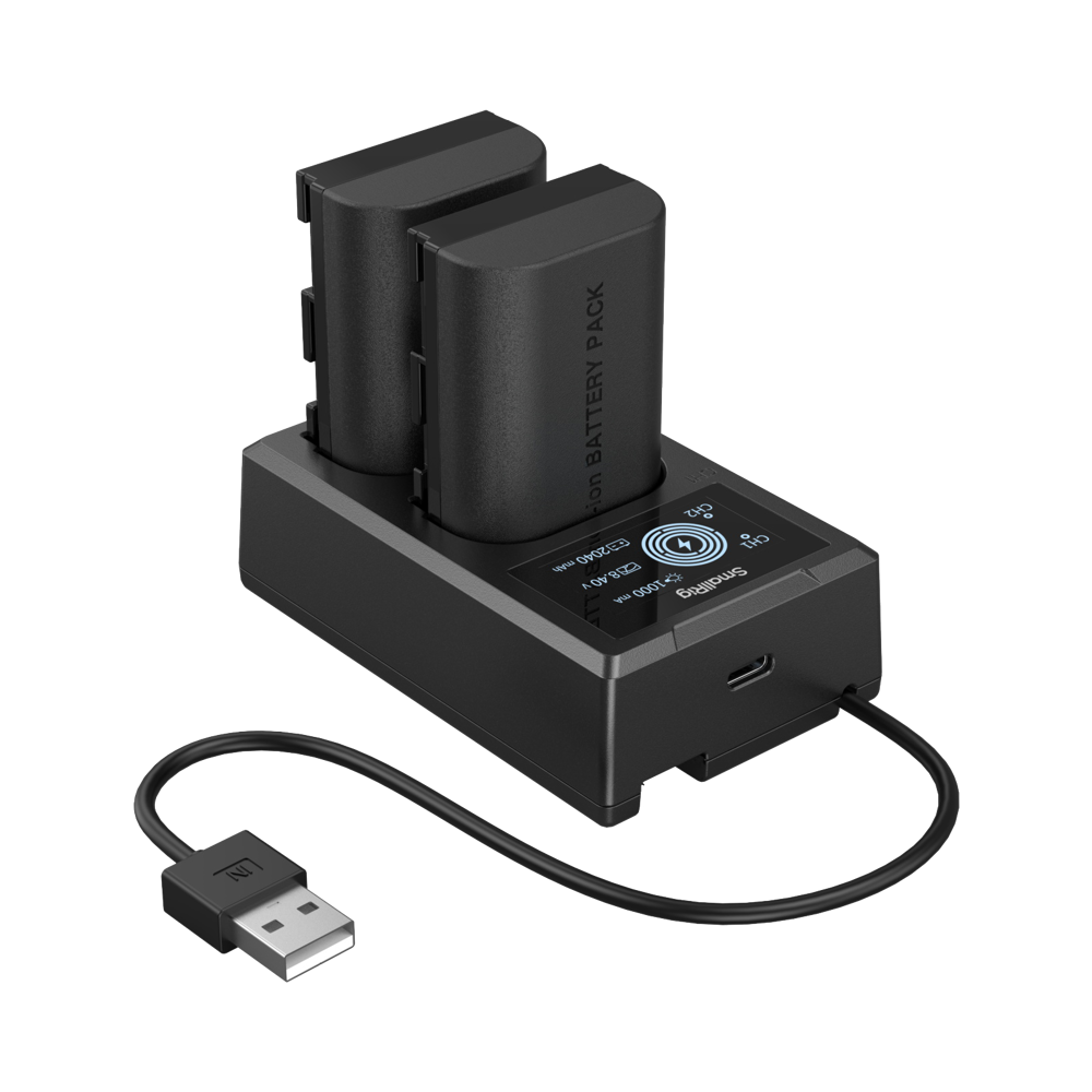 Produktbild för SmallRig 5409 Camera Battery and Charger Kit for Canon LP-E6P