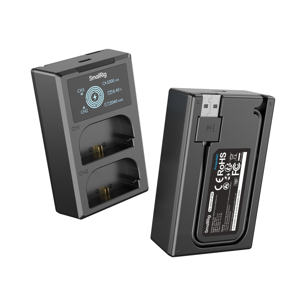Produktbild för SmallRig 5409 Camera Battery and Charger Kit for Canon LP-E6P