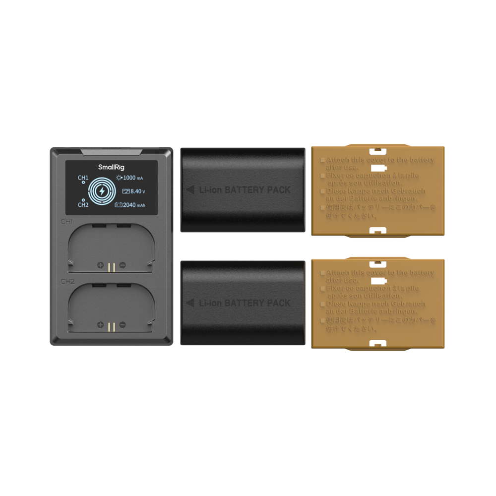 Produktbild för SmallRig 5409 Camera Battery and Charger Kit for Canon LP-E6P