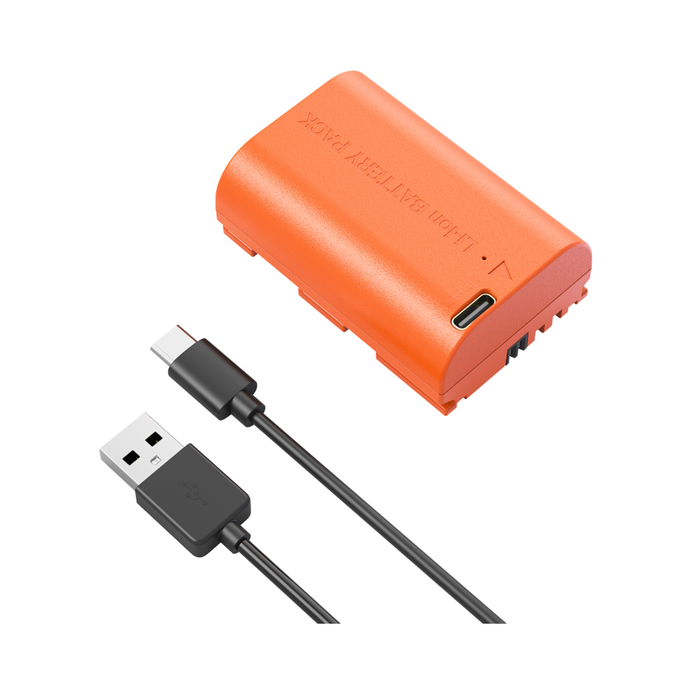 Produktbild för SmallRig 5407 Camera Battery USB-C Rechargable Canon LP-E6P Orange