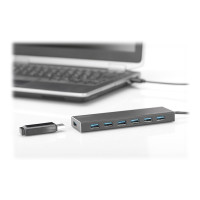Produktbild för DIGITUS USB 3.0 Office Hub DA-70241-1 - hubb - 7 portar