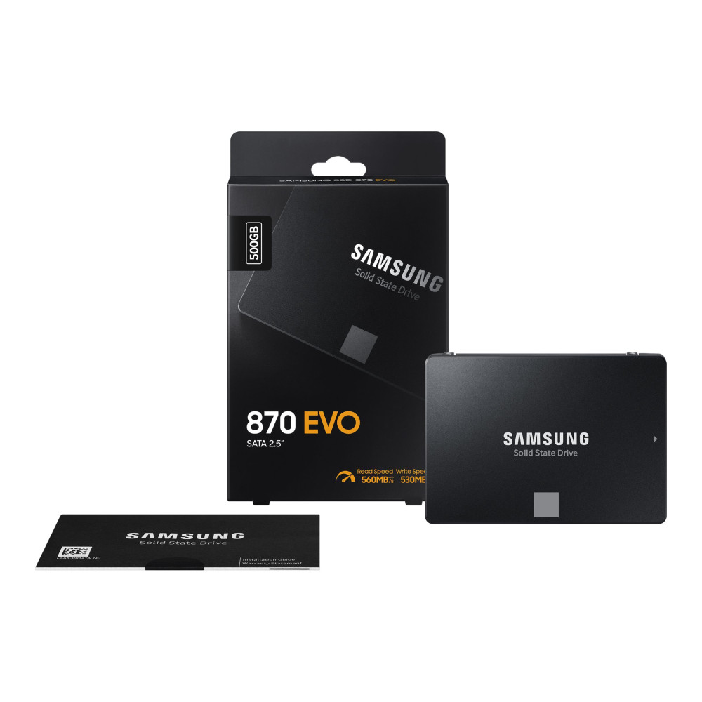 Produktbild för Samsung 870 EVO MZ-77E500B - SSD - 500 GB - SATA 6Gb/s
