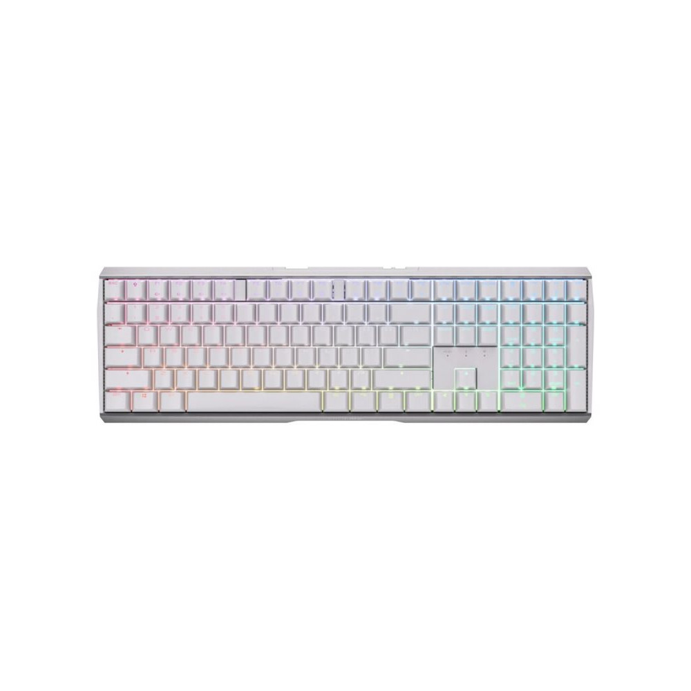 Produktbild för CHERRY XTRFY MX 3.0S - tangentbord - 100% full size - QWERTZ - tysk - vit Inmatningsenhet