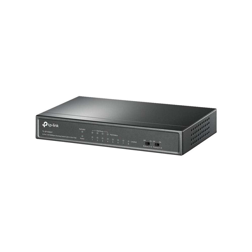 Produktbild för TP-Link TL-SF1008LP - V1 - switch - 8 portar - ohanterad