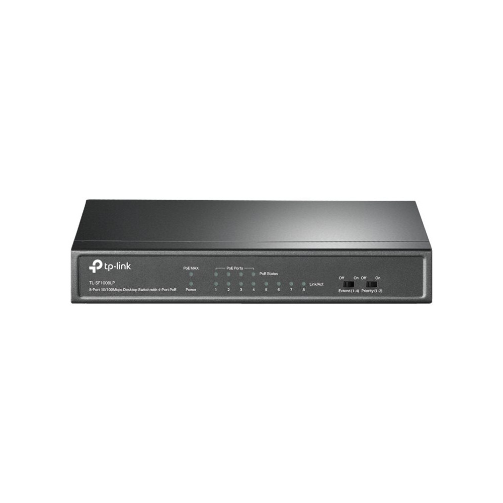 Produktbild för TP-Link TL-SF1008LP - V1 - switch - 8 portar - ohanterad