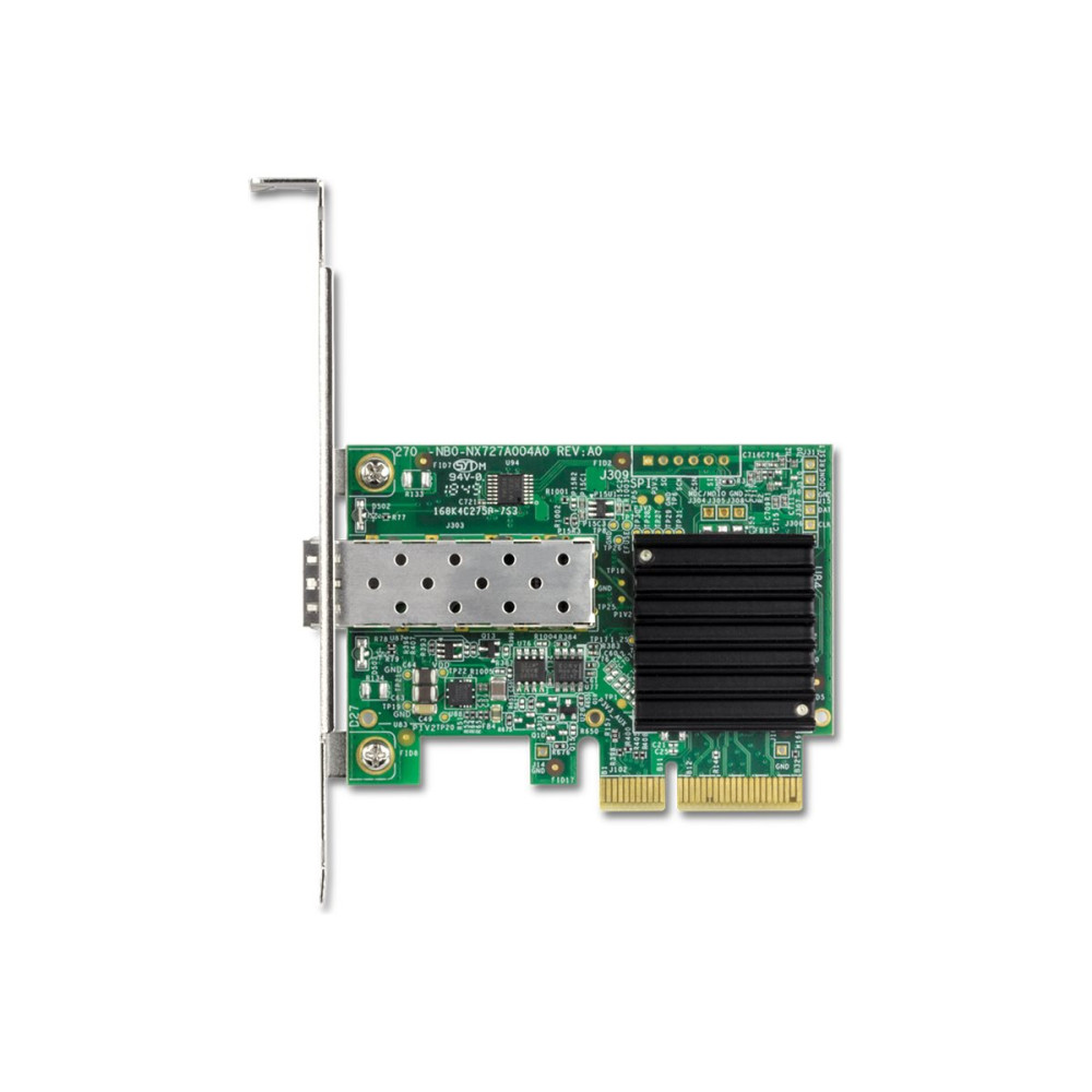 Produktbild för TRENDnet TEG-10GECSFP - nätverksadapter - PCIe 2.0 x4 - 10 Gigabit SFP+ - TAA-kompatibel