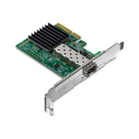 Produktbild för TRENDnet TEG-10GECSFP - nätverksadapter - PCIe 2.0 x4 - 10 Gigabit SFP+ - TAA-kompatibel