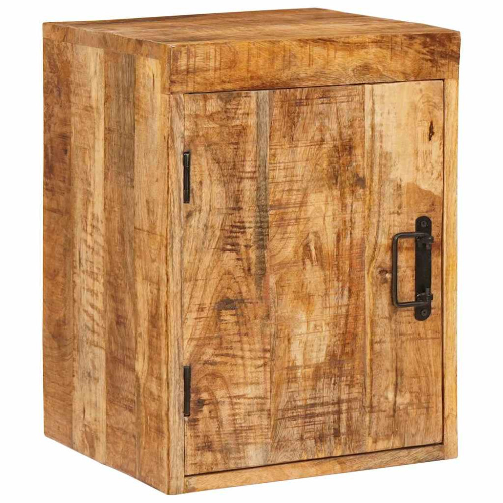 Produktbild för Sängbord 2 pcs Brun 35 x 33 x 48 cm Massivt mangoträ