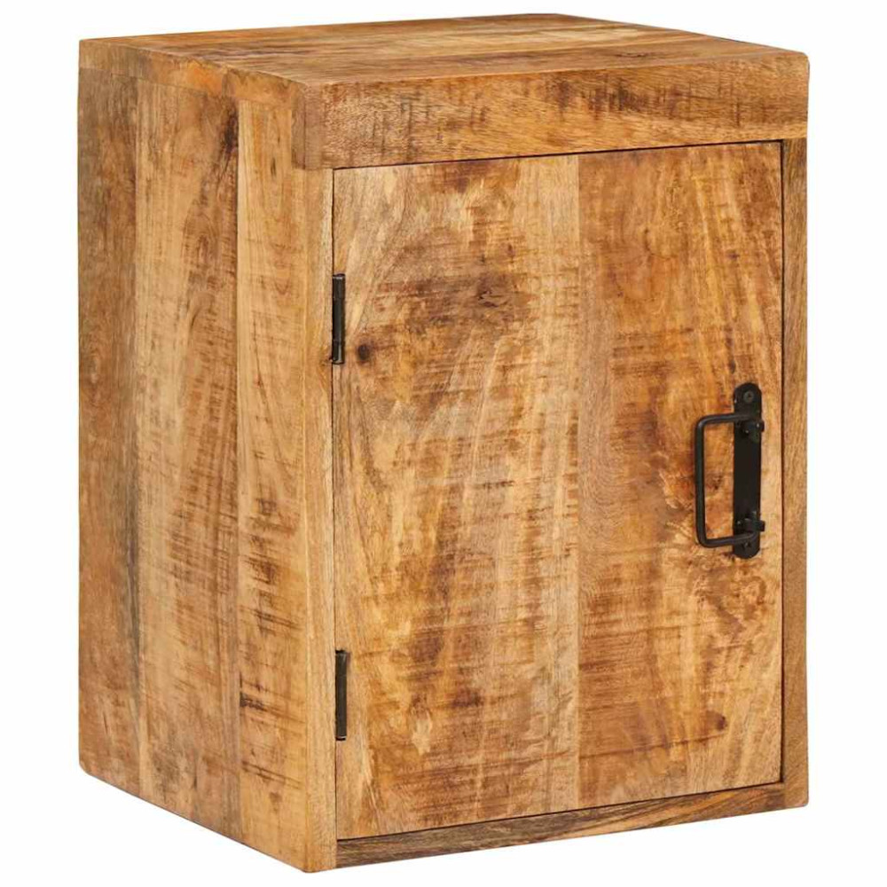 Produktbild för Sängbord 2 pcs Brun 35 x 33 x 48 cm Massivt mangoträ